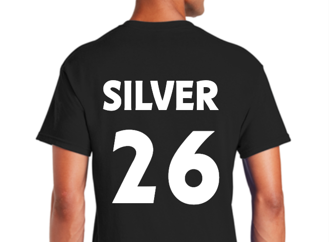 Marcus Silver 2026 Campaign T-shirt (Back)